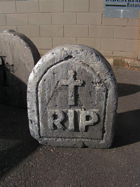 HEADSTONE, Small Cross RIP (60cm H)